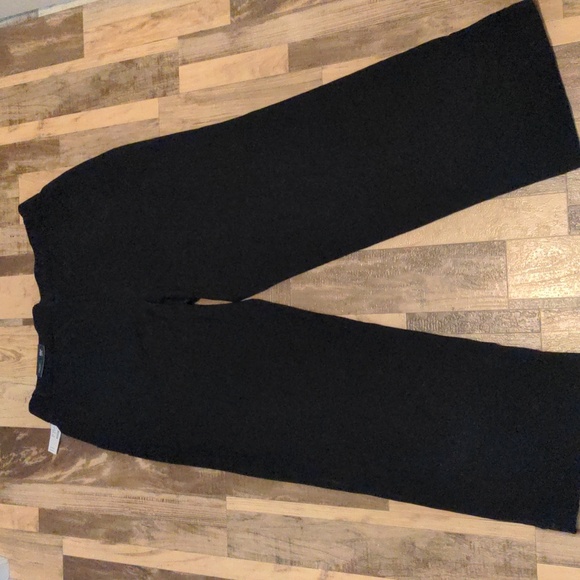 NWT Maurices Idealist Black Wide Leg High Rise Pants 20W LONG - Picture 2 of 8